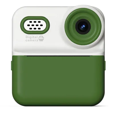 Produktbild von ZELURXX Kinder Sofortbildkamera, 48MP Foto, 1080P Video, 16X Zoom, 2.4" IPS Display, Dual-Kamera, 4h Akku, tragbar, Druckfunktion, Grün