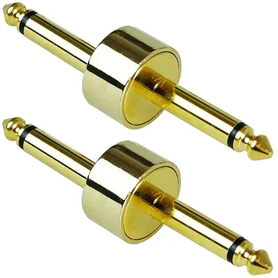 Produktbild von keepdrum ADA053 Pedal Connector Stecker für Effektpedale 2 Stück