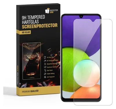 Produktbild von 4x 9H Panzerglas für Samsung Galaxy A22 5G Displayschutz Schutzglas Panzerfolie Schutzfolie Hartglas Displayglas Tempered Glasfolie Sicherheitsglas Echtglas