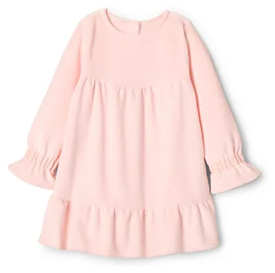 Zdjęcie produktu dla A. Essentials, sukienka dla niemowląt unisex, z weluru, jasnoróżowa, rozmiar 6-9 miesięcy