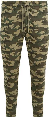 Produktbild von Just Hoods JH074 | Herren Sporthose Tapered Track Pant - Farbe: Green Camo - Größe: L