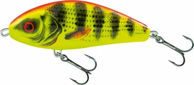 Produktbild von Salmo Fatso 10cm 48g Floating - Jerkbait Wobbler, Salmo Farben:Bright Perch
