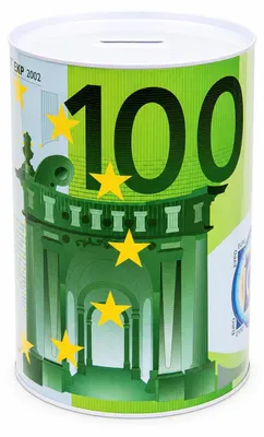 Obrázok produktu pre Kovová pokladnička Jumbo, bankovka 100 €, cca 22 x 15 cm S/L