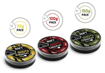 Image de Delphin plomb souple boîte de plomb 70g 0,1-2g