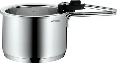 Produktbild von WMF Simmertopf, mit Temperaturanzeige, herausnehmbaren Einsatz, Ø 18 cm, Cromargan Edelstahl, spülmaschinengeeignet, V 1,5l
