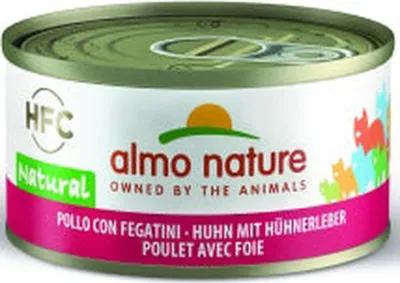 Immagine prodotto di Almo Nature NATURAL - Huhn + Leber 70 gx24