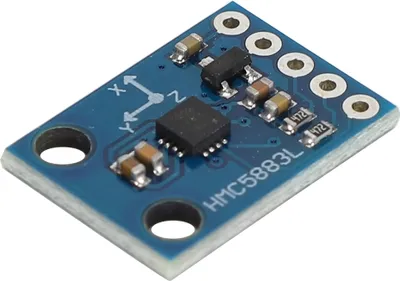 Zdjęcie produktu dla Moduł bezkalibracyjny HMC5883L Moduł kompasu elektronicznego Trójosiowy czujnik pola magnetycznego