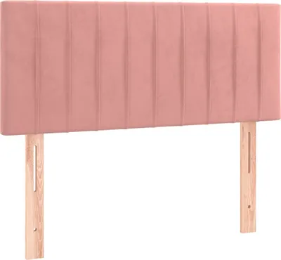 Obrázek produktu pro vidaXL Čelo postele Pink 100x5x78/88 cm Velvet