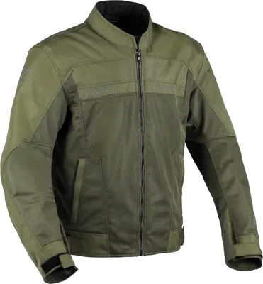 Image de DIFI Ibiza Air 2, veste textile pour moto, couleur verte, taille S