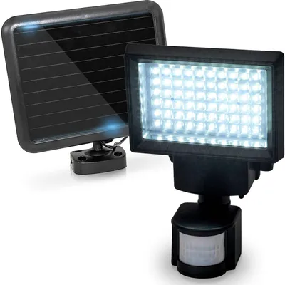 Produktbild von Leistungsstarker LED Solar-Strahler mit Bewegungsmelder - Mehr Sicherheit für Ihr Zuhause - Helle 600 Lumen Aussenleuchte für Garten & Hof
