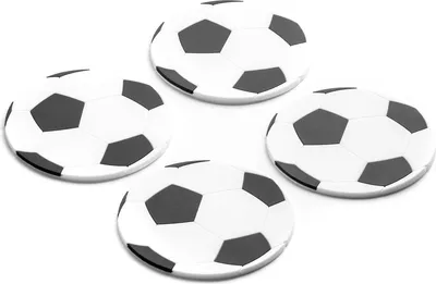 Produktbild von Fußballbecherauflagen für den Fußballfan - 4er-Set