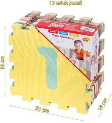 Obrázok produktu pre Penová podložka pastelové čísla SmilyPlay SP84737 47371