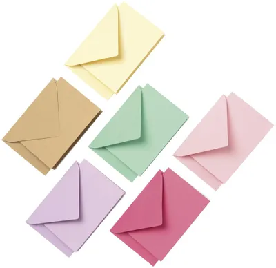 Produktbild von folia Klappkarten PASTEL 105 x 148 mm farbig sortiert