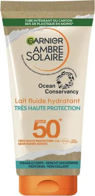 Produktbild von Ambre Solaire Feuchtigkeitsspendende Fluid-Lotion mit Sehr Hohem Schutz LSF50+