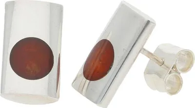 Produktbild von Ohrstecker Silber 925 Bernstein JL47-06-0165 JuwelmaLux