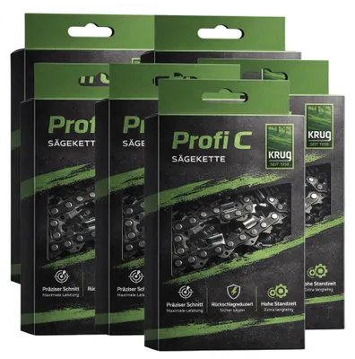 Produktbild von 6 Stück Profi C Sägeketten 3/8 1.5 mm 56 TG Ersatzkette