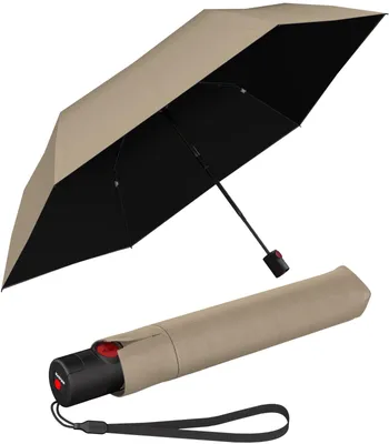 Produktbild von Knirps Taschenschirm U.200 Ultra Light Duomatic mit UV- und Hitzeschutz - beige