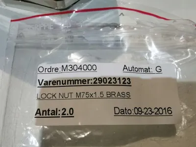 Produktbild von DK Kabelverschraubung Mutter M75x1,5 Messing IP-Schutz
