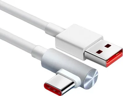 Produktbild von INF 120W USB C Kabel mit Winkel - 6A Schnellladung für Gaming & Daten 1,8 m