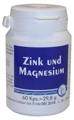 Produktbild von Pharma Peter Zink und Magnesium, 60 St. Kapseln