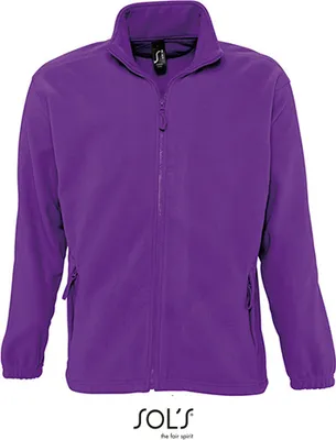 Immagine prodotto di SOLs 55000 | Giacca in pile North / Giacca da uomo fino a 5XL - Colore: Viola scuro - Taglia: 4XL