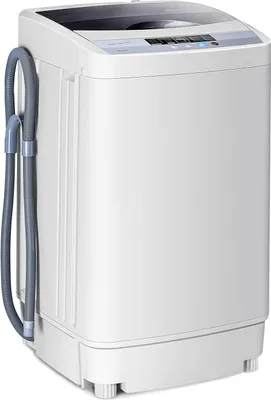 Produktbild von 4,5 kg Waschmaschine Toplader mit Schleuder, Waschvollautomat mit 10 Programme & 8 Wasserniveaus, Miniwaschmaschine 310W/240W