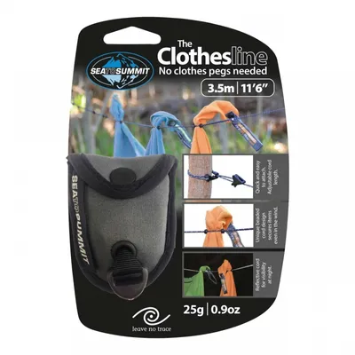 Produktbild von Sea To Summit The Clothesline, Schwarz, 3,5 m, 25 g, 50 mm, 70 mm, 20 mm