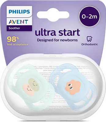 Produktbild von Philips AVENT Ultrastart Bild 0-2 m Junge, 2 Stck