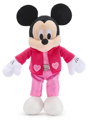 Immagine prodotto di Disney Store - Peluche ufficiale Topolino Sweetheart 2026, abito rosa, 37 cm
