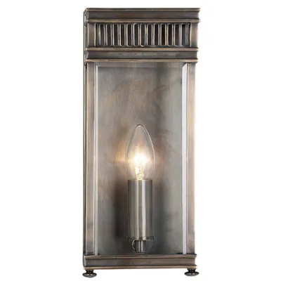Immagine prodotto di Applique da esterno Holborn, bronzo scuro, 1xE14x40W, ottone, dimensioni: 31x13x11 cm, IP44, Elstead