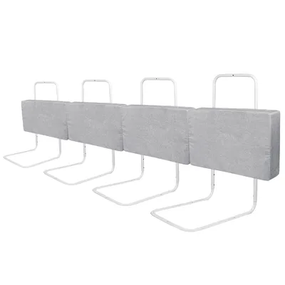 Produktbild von LARS360 2m Bettgitter Bettschutzgitter Kinderbettgitter Rausfallschutz Kid [Leinengrau]
