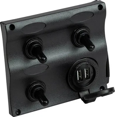 Image de Armoire électrique triple étanche avec chargeur USB