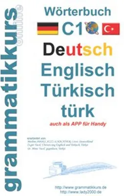 Obrázek produktu pro Wörterbuch C1 Deutsch-Englisch-Türkisch