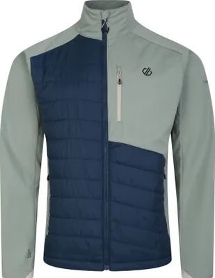Image de Dare 2B - Veste hybride « Mountaineer » pour homme RG10059 (M) (vert feuille de lys/bleu jean foncé)