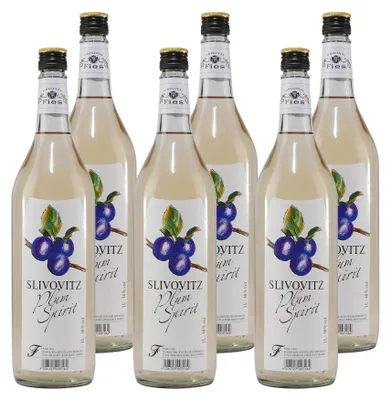 Produktbild von Fies Slivovitz Plum Spirit (6 x 1,0L)