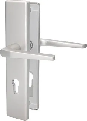 Produktbild von Schutzbeschlag PZ Tira II 72 mm Drücker/Drücker Alu F9 eloxiert