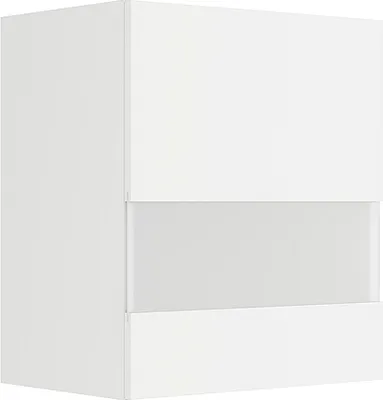 Produktbild von Optifit Hängeschrank mit Glastür Luca932 BxTxH 50 x 34,6 x 57,6 cm weiß matt zerlegt Anschlag reversibel KLLU OGH556-0+