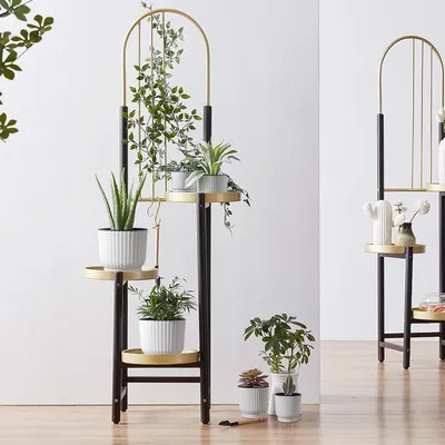 Image de Boîte à plantes en plastique auto-arrosante, rétention d'eau à long terme Pot de plantes / Pots de fleurs couleur macaron pour l'intérieur et l'extérieur, grande taille - set de 6, blanc