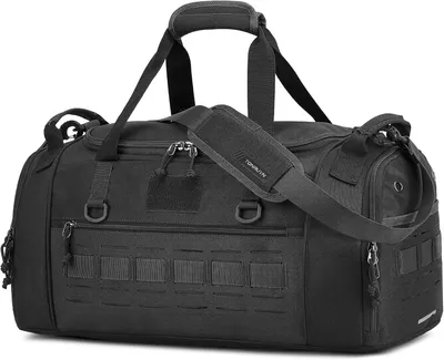 Image de Sac de sport de 45 litres, noir, dimensions 58,5 x 28 x 28 cm, poids 1 kg, idéal pour le fitness