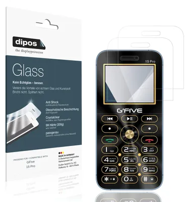 Image de 2x Protection ecrán pour GFive 15 Pro Verre souple Film Protecteur 9H dipos