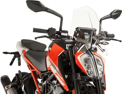 Zdjęcie produktu dla PUIG naked sport screen transparent ABE zatwierdzony dla Ktm