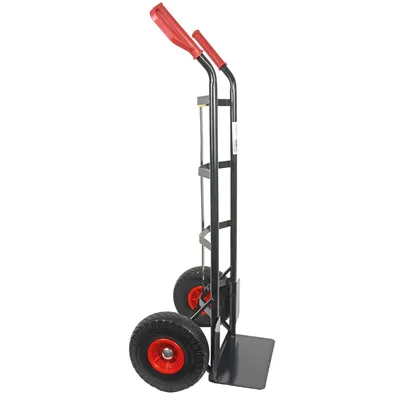 Produktbild von HBH® Sackkarre TK200PU01 – 200 kg Transportkarre mit pannensicheren PU‑Rädern & Stahlrahmen