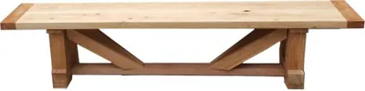 Immagine prodotto di Banco da esterno in legno massello "Casa Padrino" modello "Imperial", 230 cm, legno di quercia massello, finitura ad olio, robusta