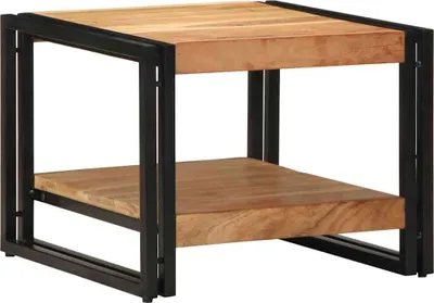 Immagine prodotto di Tavolino da Salotto 50x50x38 cm Legno Massello di Acacia