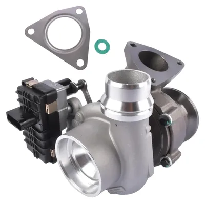 Immagine prodotto di Turbocompressore - Turbocompressore per Land Rover Discovery, Range Rover Evoque, Velar, Jaguar XF, XE, F-Pace 2.0D Diesel, a partire dal 2015, ricambio equivalente ai codici OEM LR083483, LR094424, JDE36863