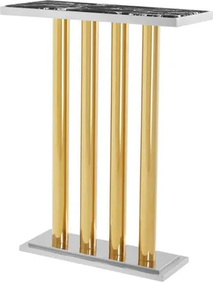 Produktbild von Casa Padrino Luxus Konsole Gold 70 x 30 x H. 93 cm - Designer Hotel Möbel
