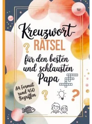 Obrázek produktu pro Kreuzworträtsel für  den besten und schlausten Papa