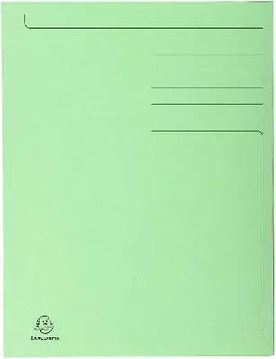 Image de Exacompta 50x Chemise imprimée 3 rabats Forever® 280gm2 Vert Pré 448013E