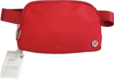 Obrázek produktu pro Sportovní taška přes rameno, lehká taška přes rameno v jasně červené barvě, na běhání, jógu, turistiku a cestování