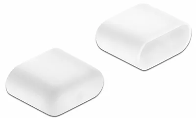 Productafbeelding van Stofbescherming voor USB Type-C stekkers (wit, 10 stuks)